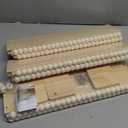 Nursery Book Shelves for Kids Rooms - 32 Inches Floating Wall Bookshelves Set of 3, Space-Saving Nursery Shelves with Beads Design for Kids Room, Bedroom and Study Room(Natural)