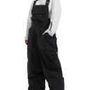 GSOU SNOW Men Snow Pants Snowboard Bibs Baggy Women Ski Pant Snow Bibs Overalls Waterproof Windproof Insulated M