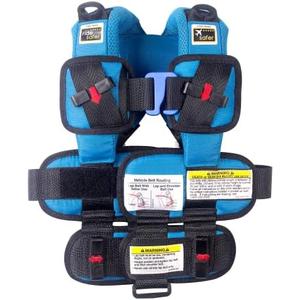 RideSafer - Extra Small Blue, Lightweight, Compact, Portable Car Seat - Perfect for Travel and Everyday Child Safety