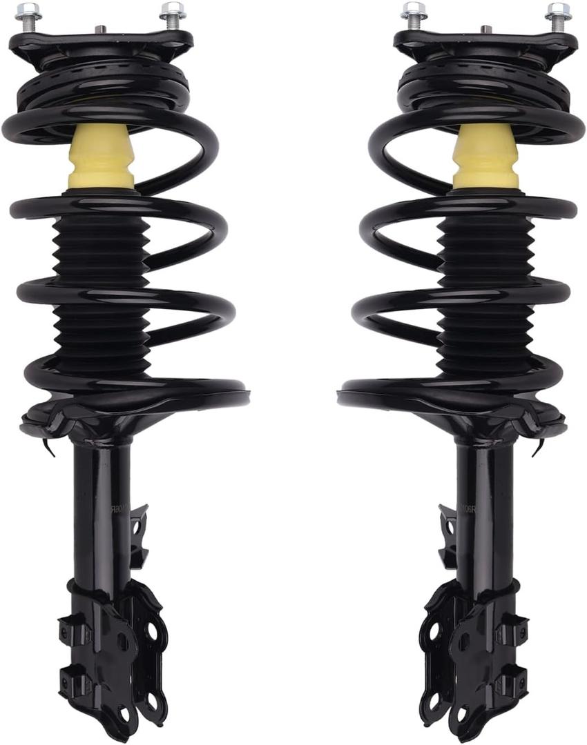 Autoround Front Complete Shock Absorber 172306 172305 Compatible with Hyundai Elantra 2007 2008 2009 2010, Left & Right Struts with Coil Spring Assembly