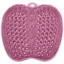 BESKAR Shower Foot Scrubber Mat with Non-Slip Suction Cups, Foot Spa Brush for Cleaning & Exfoliating Your Feet No Bend, Foot Points Reflexology Mat for Relax Your Feet