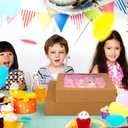 30-Pack Pie Boxes 10" x 10" x 2.5", Bakery Boxes with Window, Auto-Popup Cookie Boxes for Muffins, Donuts and Pastries (Brown)