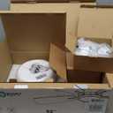 Roomratv Ceiling Fans with Lights,52 Inch,Remote Control,Dimmable,Quiet Reversible DC Motor,White Ceiling Fan for Living Room,Bedroom,Kitchens,Outdoor Patio,Farmhouse