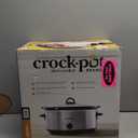 Crock-Pot 7 Quart Oval Manual Slow Cooker, Stainless Steel (SCV700-S-BR), Versatile Cookware for Large Families or Entertaining