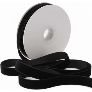 3 x Black Velvet Ribbon 25 Yard 5/8" Vintage Christmas Velvet Ribbon Black Hair Ribbons for Gift Wrapping Ribbons for Crafts Hair Choker Christmas Wreath Flower Bouquet Tree
