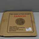 Extra Large & Thick Wood Cutting Board 13 x 13 x1.5 Inch, End Grain Built-In Compartment and Juice Canal, Heavy Duty Chopping Board, Thick Carving Board for Bread Fruits (Round: 13 x 13 x 1.5 inch)