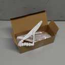 Bike Helmet Mirror for Cycling, White Adjustable Flat Rear View for Adult Helmet, Lightweight Bike Helmets Rear View Mirror for Cycling, Fits Vented Adult Helmets, Biking Safety Accessory