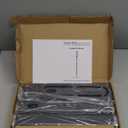 Haturi Vacuum Stand for Dyson Gen5 V15 V12 Detect V11 V10 V8 V7 V6, Vacuum Holder and Metal Storage Bracket Standing dock with Hidden Cord Design for Dyson Handheld Cordless Vacuum Cleaners (with Square Base, Dark Grey)