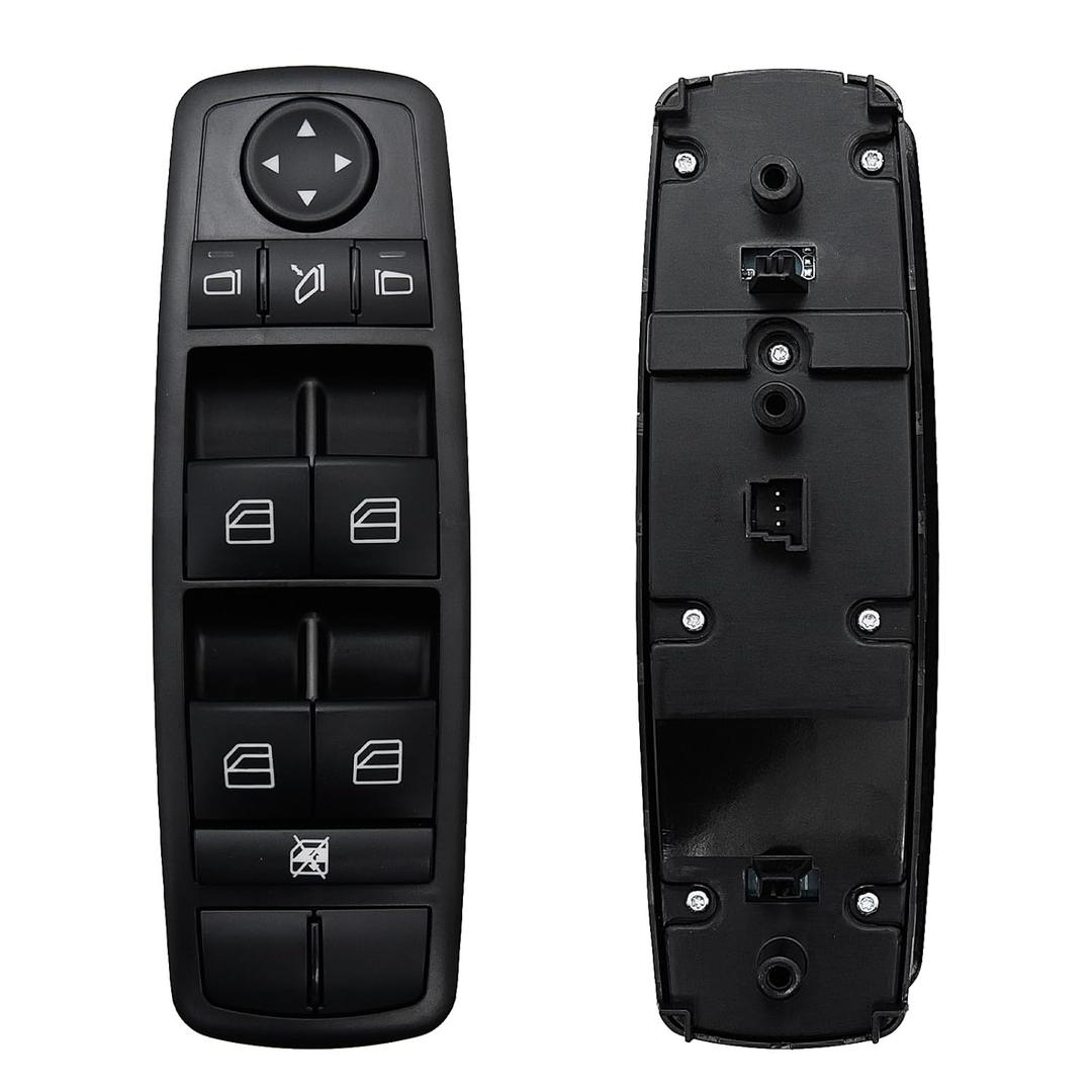Geloo Window Button Replacement for Mercedes Benz ML350 GL320 GL350 GL450 ML320 ML450 W164 Master Power Control Switch 2518300290 A2518300290 Driver Side Front Left