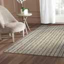 Garland Rug Striped Shag Non-Slip Recycled 5' X 7' Multi-Color Area Rug Modern, Stain-Resistant, Ideal for Living Rooms & High-Traffic Areas