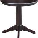 International Concepts 30" Round Top Pedestal Table-28.9" H, Rich Mocha, unspecified
