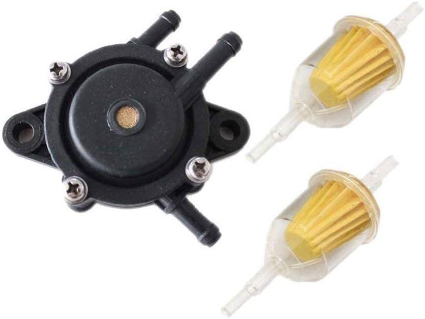 HURI Fuel Pump with Fuel Filter for Kawasaki Brute Force 650 750 KVF650D KVF650F KVF750D Mule 600/610