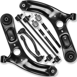 8pc Front Lower Control Arm Ball Joint Tie Rod Sway Bar End Link Compatible with Kia Forte Forte5 Forte Koup 2014 2015 2016 2016 2017 2018#OE K623741 K623742 K750523 ES801064 EV801061