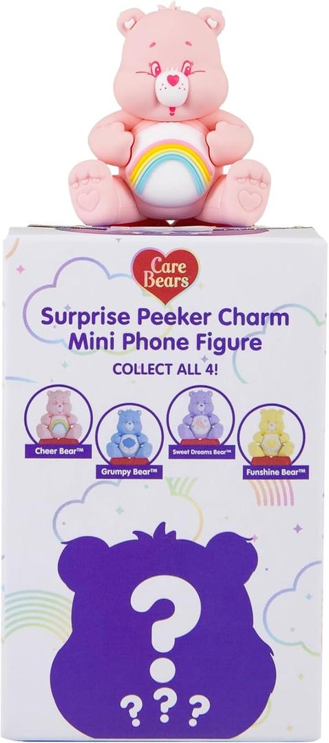 Sonix x Care Bears Peekers - Adhesive Decoration - Blind Box - Includes Grumpy, Cheer, Sweet Dreams, or Funshine