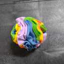 Snuffle Ball for Dogs, Designed for Small Breeds and Puppies, Interactive Dog Toys, Keeps Pets Busy with Storage Bag Machine Washable, Colorful, Small