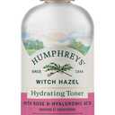 Humphreys Witch Hazel Hydrating Toner | Wild Harvested Witch Hazel & Rose | Natural, Alcohol-Free Formula | Balancing & Hydrating | Clears Pores | 8 Fl Oz