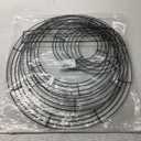 5 Pieces Christmas Metal Wreath Frame Ring Round DIY Macrame Floral Crafts Wire Wreath Form Christmas Decoration Door Craft (Deep Green, 12 Inch, 8 Inch)