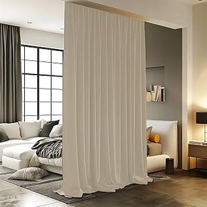 No Brand Curtain Beige 1 Panel 10Ft x 10Ft
