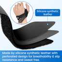 Velpeau Flexible CMC Thumb Brace - Soft Rubber Thumb Splint for Arthritis Pain and Support, Comfort Cool Thumb CMC Restriction Splint, Thumb Stabilizer for CMC Joint for Women and Men (Right Hand - M)