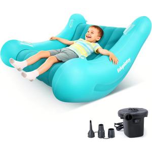 lnflatable Couch Rocking Chair for Kids: Sensory Chair for Autistic ADHD Child - Soft Comfy Rocker Chairs Indoor Playroom Outdoor - Sensory Room Must Have Toys Includes Electric Air Pump