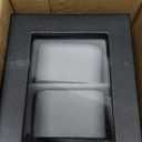 Watch Box for Men 6 Slot,Double Layer Mens Watch Case Display Organizer with Real Glass Top,Large Holder for 50mm Watches,PU Leather Jewelry Drawer Storage Valet Tray for Men,Black