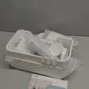 LUXEAR Shower Caddy 5 Pack Suction Cup Shower Organizer for Bathroom Storage Home &Kitchen,No Drilling Removable Plastic Shelf Organizer with Soap Dish&Toothbrush Holder Easy Install