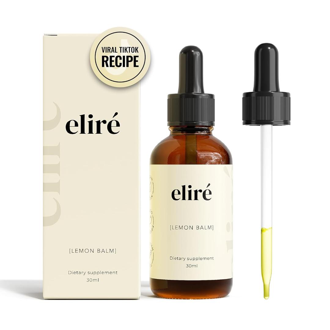 Organic Lemon Balm Extract - Digestive Relief & Anti-Bloat Support - Alcohol-Free, Vegan, Non-GMO, Gluten-Free - 30ml