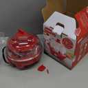 DASH Rapid Egg Cooker: 7 Egg Capacity Electric Egg Cooker for Hard Boiled Eggs, Poached Eggs, Scrambled Eggs, or Omelets. (Red)