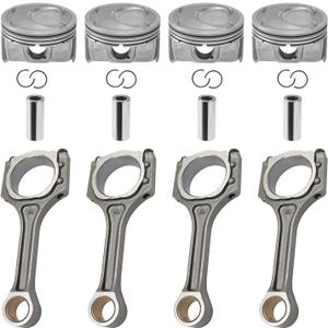 Connecting Rod & Piston Pin Kit Compatible with Hyundai Sonata & Kia Forte Optima Sportage 2011-2019 2.4L Engine, 23510-2G540 23040-2G500 23410-2G500 23410-2G511 Replacement part