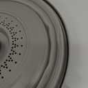 Microwave Splatter Cover with Plate Tray Set, BPA Free, 10.6 Inch Lid, Gray