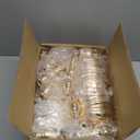 Unittype 20 Pcs 16.5 Inches Tall Gold Vase Centerpiece Wedding Metal Flower Arrangement Stand Trumpet Vase Tabletop Stand Decorative Centerpiece Table Decoration for Anniversary Ceremony Party Decor