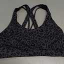 RUNNING GIRL Sports Bra for Women High Support, Criss-Cross Back Padded Strappy Sports Bras Yoga Bra with Removable Cups (Medium, 1-leopard Print)