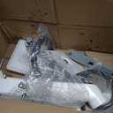 MonTEK Single Monitor Arm with USB for Max 45 Inch Ultrawide Screens Adjustable Monitor Desk Mount Holds 35 Lbs Cable Management with C Clamp/Grommet Desk Mount, VESA 75/100mm (White)