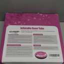 JOSEN Winter Snow Tube Sled - 47Inflatable Thickened Heavy-Duty Snow Tubes for Sledding with Premium Canvas Cover, Fun Winter Outdoor Family Activities Christmas Birthday Gift for Adults