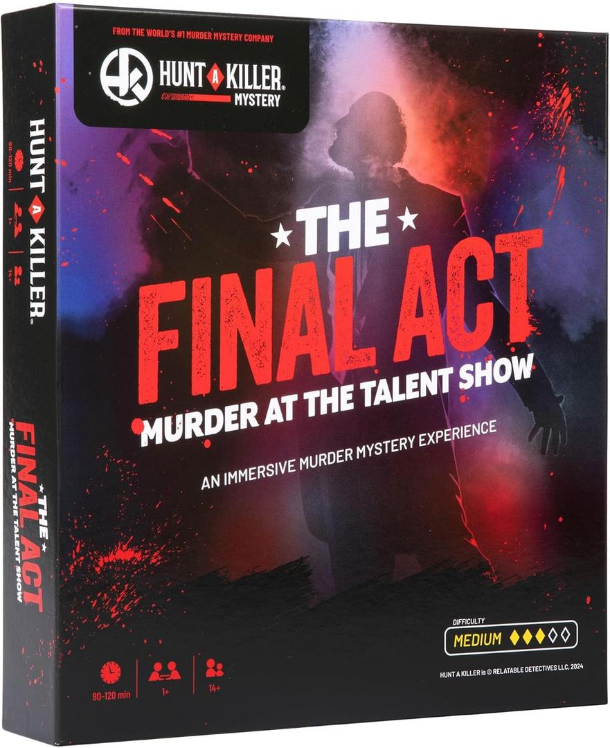 Hunt A Killer: The Final Act: Murder at The Talent Show, an Immersive True Crime Experience, for Fans of Criminal Minds, A Mystery Party Game for Adults Ideas