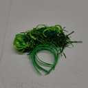 Censen 8 Pcs Halloween Pom Pom Headbands Party Headbands Tinsel Wrapped Ponytails Head Bopper for Birthday Festival (Green)