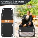 MOPHOTO Folding Lounge Chair 5-Position, Folding Cot, Portable Outdoor Chaise Lounge Chair for Sun Tanning, Perfect for Pool Beach Patio Sunbathing