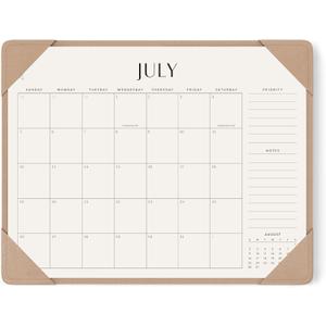 Jotsome Desk Calendar 2026 - 2027 with Desktop Mat, Large Desk Pad Calendar From Now to June 2027 22x17 inch, Desk Blotter Calendar for Home Office and School, Easy Planning, Gift for the Holidays, Apricot