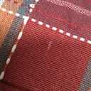 DII Autumn Pumpkin Spice Kitchen Collection Fall/Thanksgiving Cotton Table Décor, Square Napkin Set, 20x20, Orange Plaid, 6 Piece