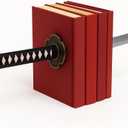 Novelty Katana Bookends – Decorative Anime Bookends for Shelves, Funny Unique Sword Book Stoppers, Anime Gifts for Men and Book Lovers
