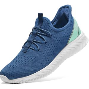 STQ Orthopedic Shoes for Women Breathable Womens Slip on Sneakers Comfortable Plantar Fasciitis Pregnancy Nurse Shoe, Denim Blue, Size 8.5 STQ Orthopedic Shoes for Women Breathable Womens Slip on Sneakers Comfortable Plantar Fasciitis Pregnancy Nurse Shoe, Denim Blue, Size 8.5