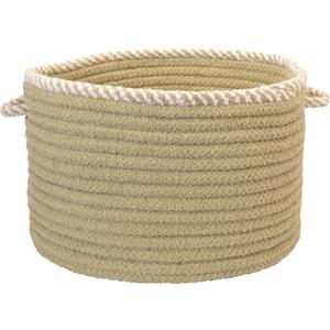 Whispering Woven Basket - Sprout Green 16" x 16" x 12"