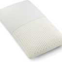 Latex Pillow, 100% Natural Talalay Latex Pillow with Removable Breathable Cotton Cover, Luxurious Standard Size Soft Bed Pillow for Side Back and Stomach Sleepers, Help Release Neck Pressure