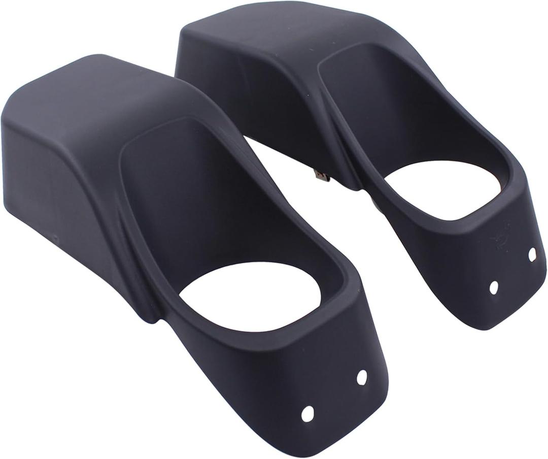 ApplianPar Front Bumper Fog Light Lamp Cover Bezel for Jeep Wrangler JK 2007-2017 Left and Right Side
