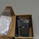 Stainless Steel Doorbell Mount for Ring(2nd Gen - 2020 Release), Doorbell Extender Mount, Adjustable 3.5" to 5.9", Better Visibility and Angle, for Home Rentals, Office (Black)