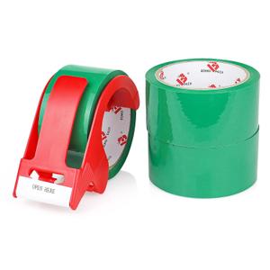 BOMEI PACK Green Packing Tape, 1.88 Inch x 55 Yards, Heavy Duty Shipping Storage Tape with Dispenser for Carton Sealing, Packaging and Moving
