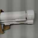 Reinforced 96" Wide Retractable Baby Gates Extra Wide Dog Gate with Support Rods - Prevent Crawling Under, Retractable Dog Gate Indoor Outdoor Retractable Gate Wide Baby Gates for Large Openings,  White, (33" Tall x 96" Wide)