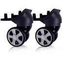 Spinner Luggage Wheels Replacement for Suitcase, Wheel Replacement Parts Roller Suitcase Tourister Travel Trunk Caster Luggage Kit (2 Pcs)