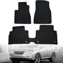 GXARTS 4PCS Car Floor Mats Carpet Full Set Fit for Lexus RX350 RX330 RX400h 2004 2005 2006 2007 2008 2009 | All-Weather, Velour | Waterproof ＆ Anti Sliding Backing