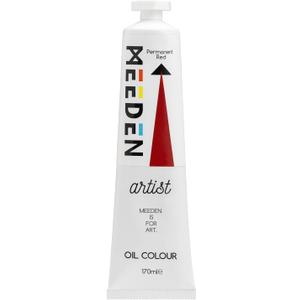 MEEDEN Artist Grade Oil Paint: Permanent Red - 170ml/5.7oz Tube - Professional Art Paints for Canvas Painting